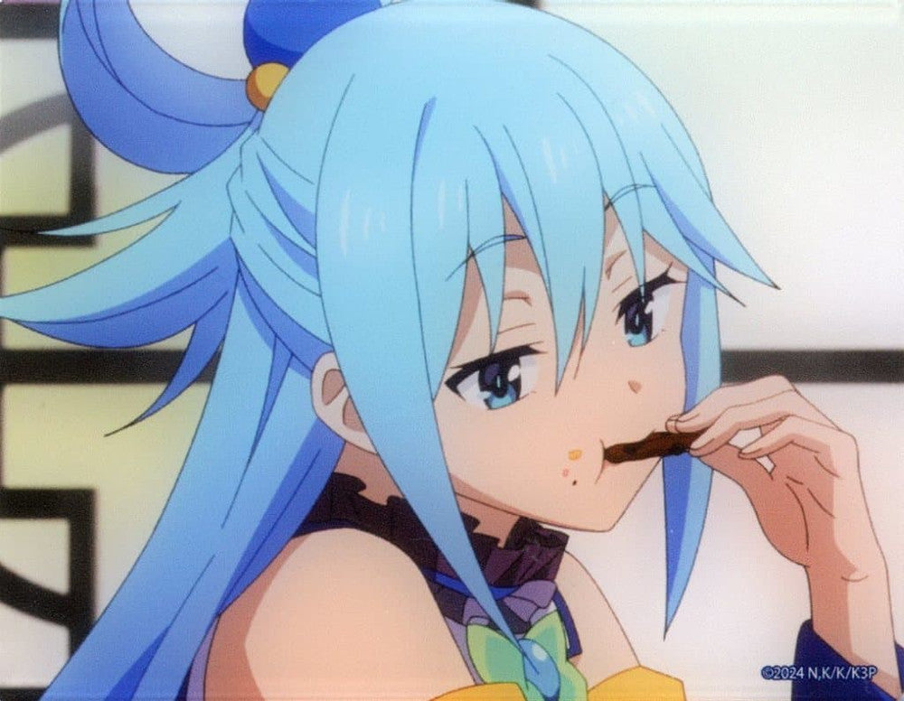 Aqua Scene Still KonoSuba 3 Winter Wear Acrylic Card