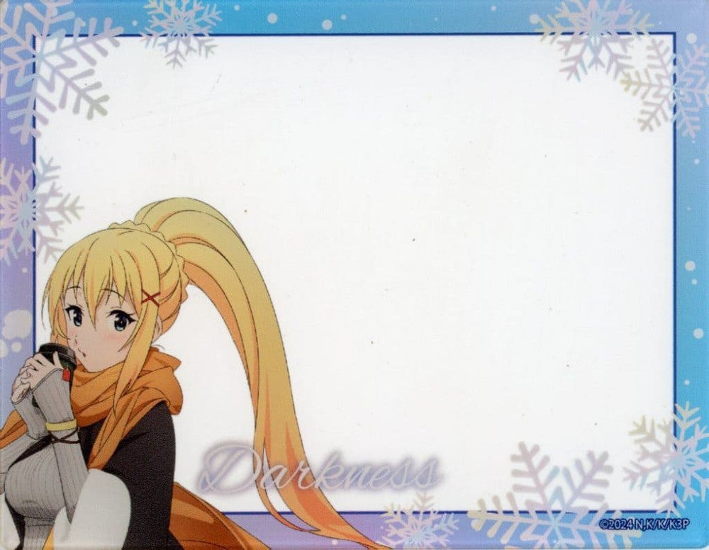 Darkness (Frame) Acrylic Card KonoSuba 3 Winter Wear Ver.