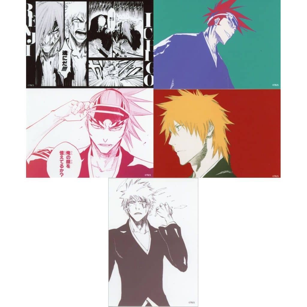 BLEACH Bromide Photo Print Set of 5, Complete Set, L-Size, Shueisha, Pre-owned