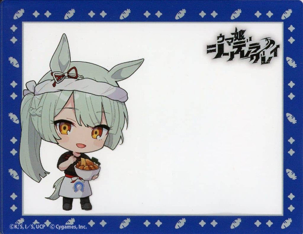 Fujimasa March Mini Acrylic Card - Umamusume: Cinderella Gray × Yarou Ramen Collaboration 01 Ramen Shop Ver. (A3, Pre-owned, 90×70mm)