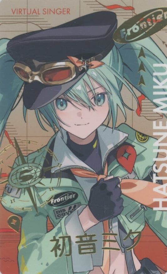 Hatsune Miku ePick Card (Foil Hand-Script Name Rare) - Project SEKAI: Colorful Stage! feat. Hatsune Miku COLORFUL LIVE 5th - Frontier - 55×90mm (Used)