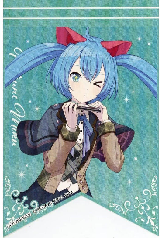 Hatsune Miku Garland Card — Project SEKAI: Colorful Stage! feat. Hatsune Miku 5th Anniversary Fair Promotional Card (Approx. 120×80mm, Pre-owned, Animate Gift)