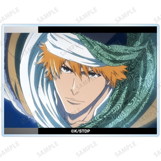 Ichigo Kurosaki Acrylic Trading Photo Card ver.A - BLEACH Thousand-Year Blood War TV Anime (Approx. 70 x 50 mm, Acrylic, Pre-owned)