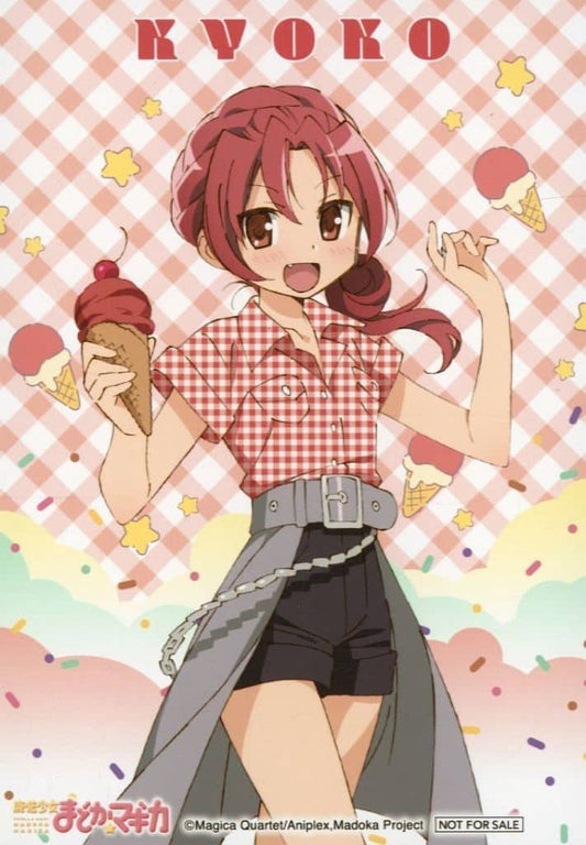 Kyoko Sakura Photo Bromide - Puella Magi Madoka Magica "ice cream PARTY" Animate Fair L-size (Pre-owned)