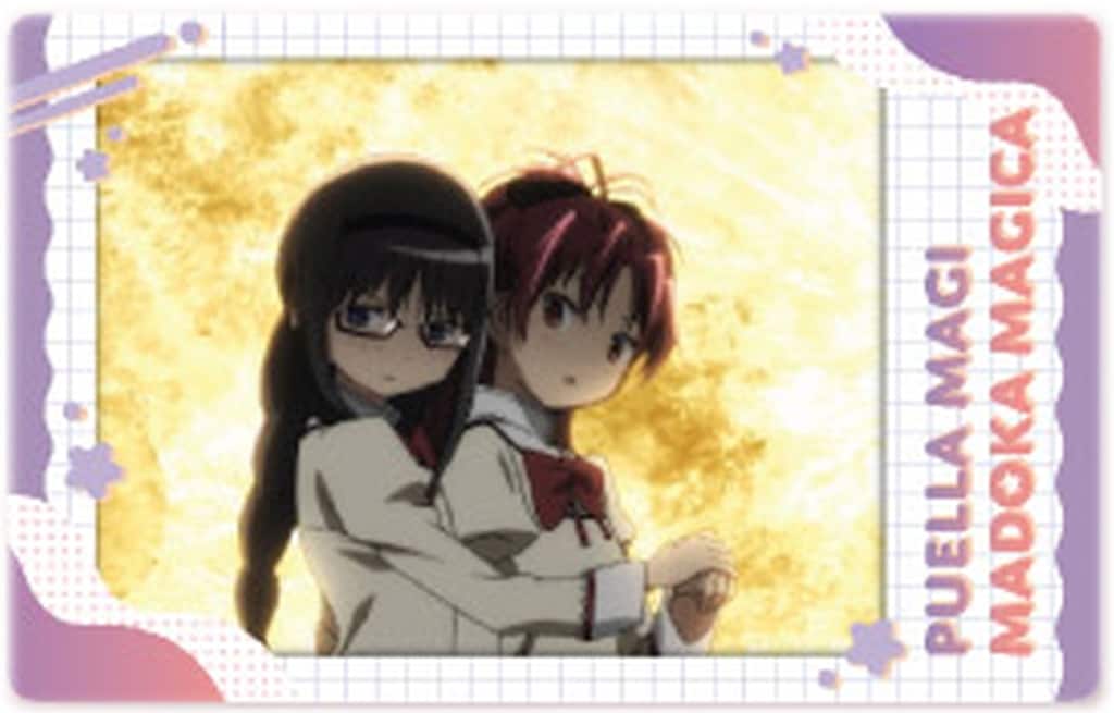 Homura Akemi & Kyoko Sakura Character Card - Puella Magi Madoka Magica Snapmyde Special (87×Approx. 87 x 54 x 1 mm, Pre-owned, Ensky)