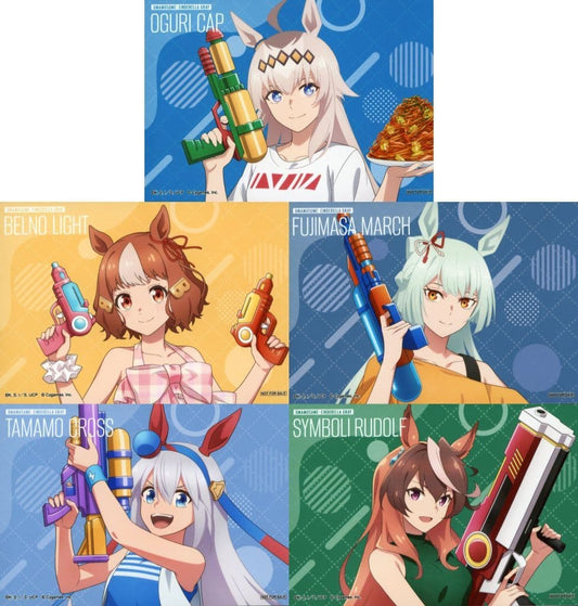 Umamusume: Cinderella Gray Comiket 106 Exclusive Original Bromide Set (L-size, 5-piece) — TBS Growdia Promotional Bonus