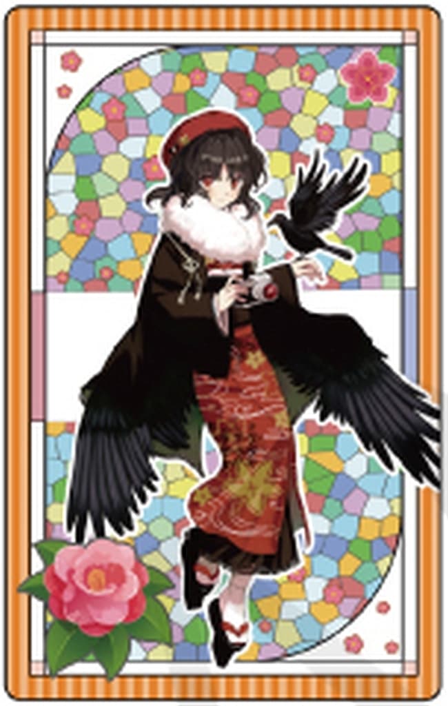 Aya Shameimaru Trading Hologram Card Full Body - Touhou Project Trading Hologram Card Haikara-san ver. Vol.2 (impact connect, Pre-owned)