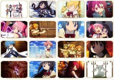 Puella Magi Madoka Magica Exhibition Postcard Set (16 Postcards) - Movic Promote Services - Approx. 15.5 cm - Pre-owned