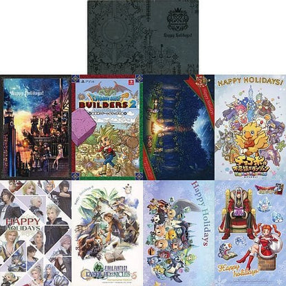 Kingdom Hearts III Christmas Card 8-Type Set