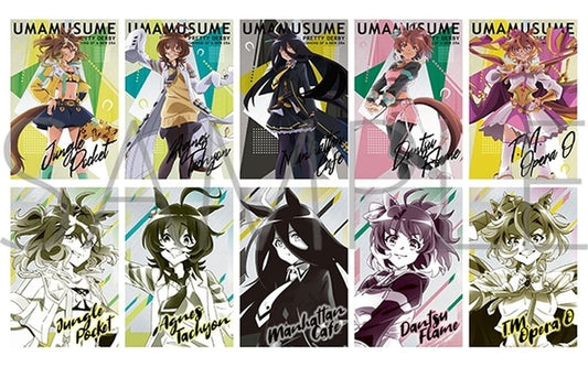 Metal Postcard Collection 10-Piece Set - Umamusume Pretty Derby – Beginning of a New Era (Movic) 10cm x 14.8cm
