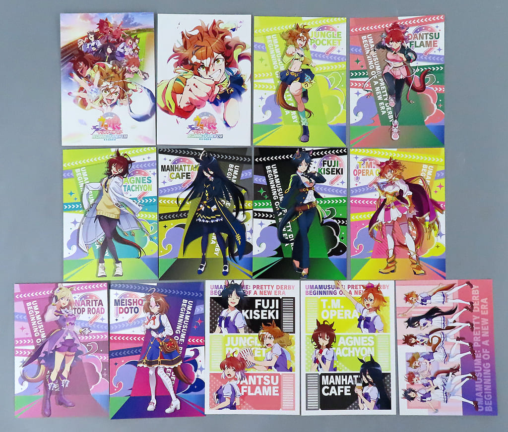 Umamusume Pretty Derby – Beginning of a New Era Theatrical Postcard Set (13 Cards) — Toho Official Movie Goods (Used)