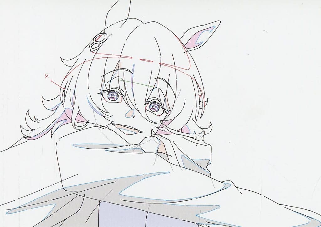 Agnes Tachyon Replica Original Art Postcard — Umamusume Pretty Derby – Beginning of a New Era Movie Theater Bonus Vol.4 (Toho, Used)