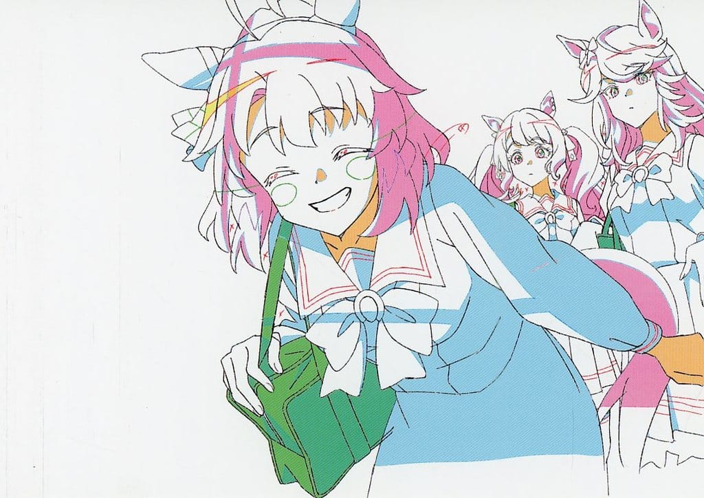 Dantsu Flame Reproduction Original Art Postcard - Umamusume Pretty Derby – Beginning of a New Era Movie Admission Bonus Vol.4 (Toho, Approx. 14.8×10cm, Pre-owned)