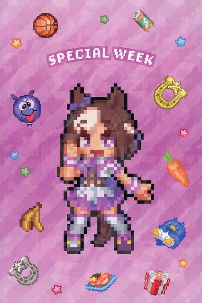 Special Week Hologram Postcard - Umamusume Pretty Derby "Nekketsu Hachamecha Daikanshasai!" Animate Fair Goods Purchase Bonus (Approx. 148×100 mm) — Pre-owned