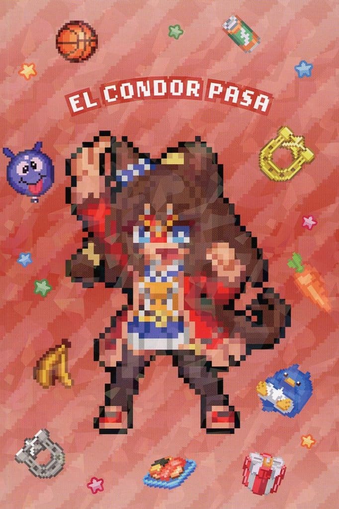 El Condor Pasa Hologram Postcard - Umamusume Pretty Derby Animate Fair Purchase Bonus (148×100mm, Used)