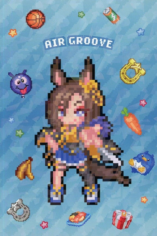 Air Groove Hologram Postcard - Umamusume Pretty Derby Animate Fair Purchase Bonus (Animate) — Approx. 148×100mm — Pre-owned