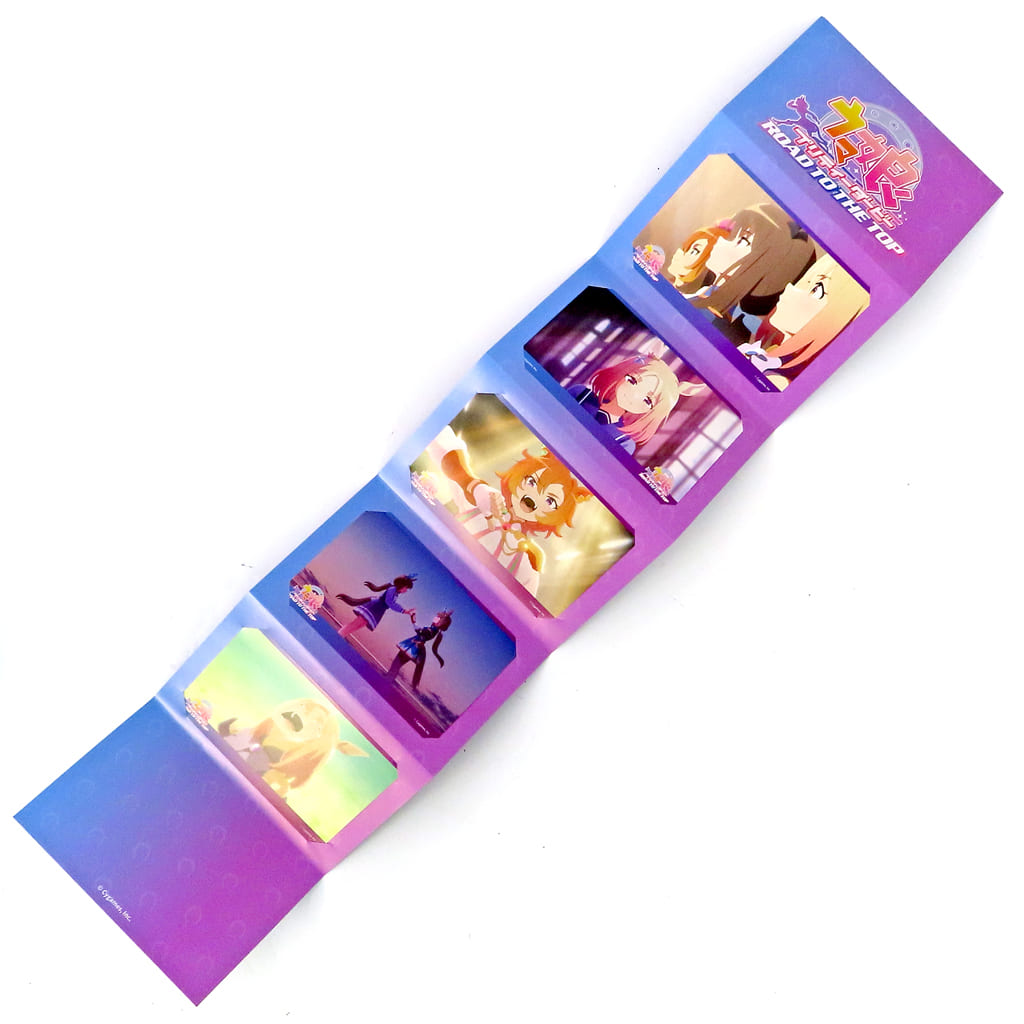 Umamusume Pretty Derby — ROAD TO THE TOP Blu-ray Amazon.co.jp Bundle Bonus: Fold-out Backing Board Postcard 5-Set (Used)