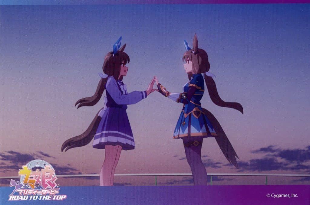 Umamusume Pretty Derby — ROAD TO THE TOP Blu-ray Amazon.co.jp Bundle Bonus: Fold-out Backing Board Postcard 5-Set (Used)