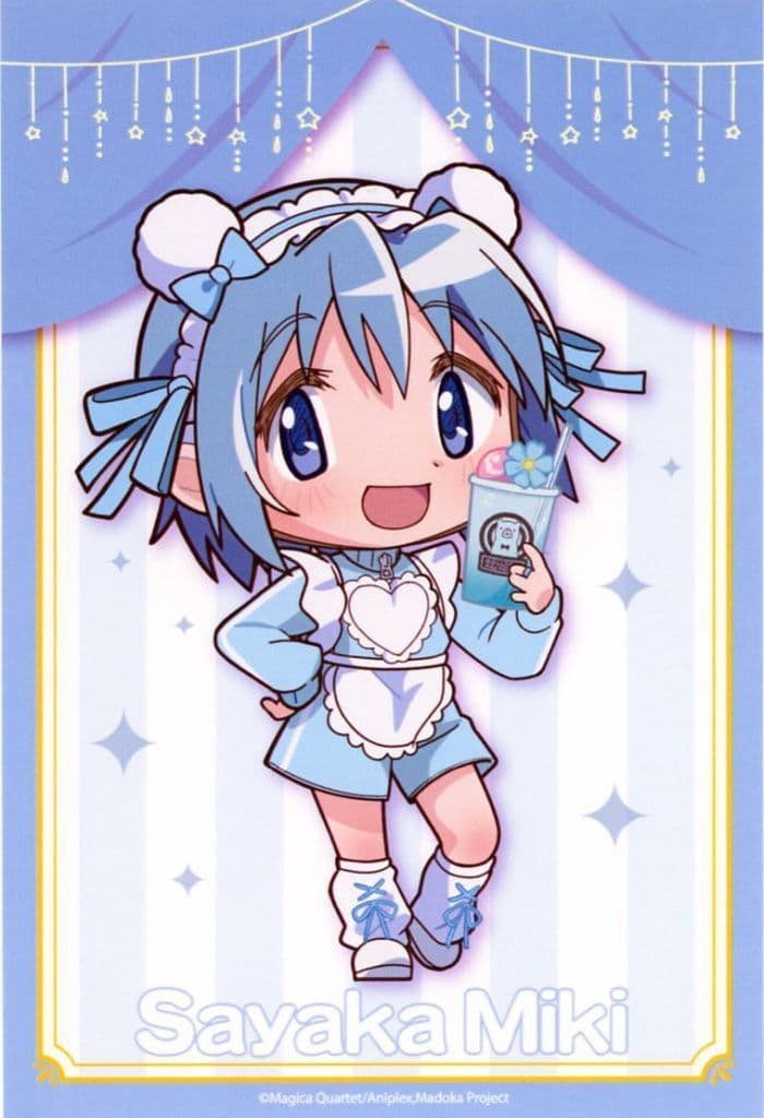 Sayaka Miki Original Postcard - Puella Magi Madoka Magica Movie × Roll Ice Cream Factory Collaboration (Approx. 14.8 x 10 cm, Pre-owned)