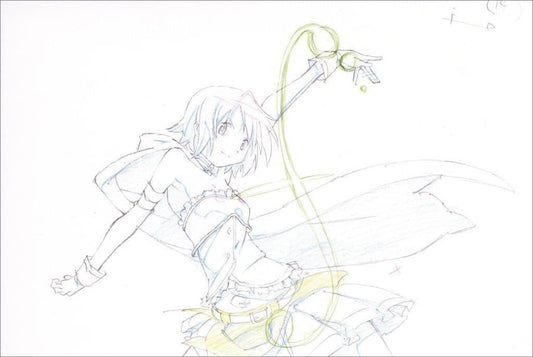 Sayaka Miki Original Art Collection Postcard - Puella Magi Madoka Magica - Shaft 50th Exhibition Goods (Sony Music Solutions) Approx. 148 x 100 mm, Pre-owned