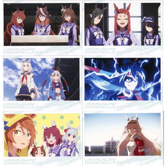 Collection Postcard 6-Piece Set B - Umamusume: Cinderella Gray EXHIBITION - Kaibutsu no Teiseki-ten - (Movic, Used, 14.8×10cm)