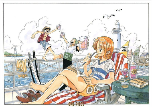 Collection A5 Postcard No. 01 One Piece THE Jump Shop Jimbocho Goods Pre-Owned