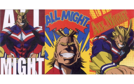 All Might My Hero Academia Postcard 3-Piece Set J Prize