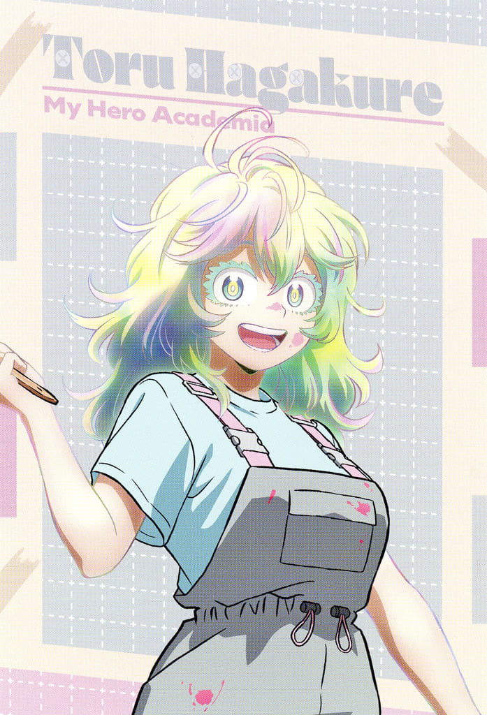Toru Hagakure DIY Postcard My Hero Academia 10th Anniversary Fair