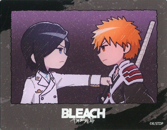 Ichigo Kurosaki & Uryu Ishida Acrylic Card - BLEACH: Thousand-Year Blood War Graph Art Illustration (Approx. 90 mm) A3 Maker, Pre-owned
