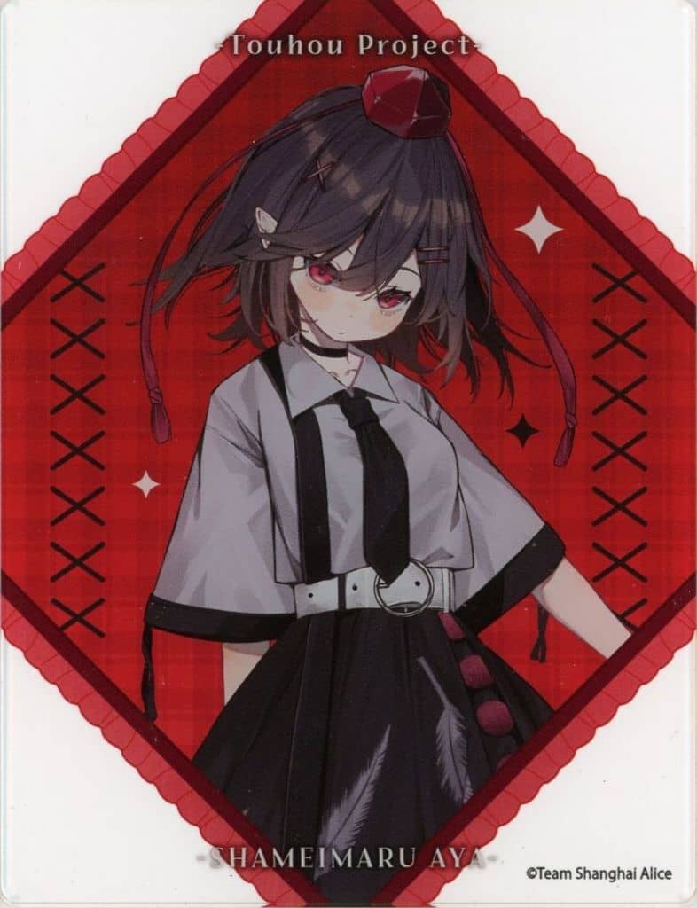 Aya Shameimaru Acrylic Card - Touhou Project x BOOKOFF Collab Vol.4 Yamikawaii Ver. (A3, Pre-owned)