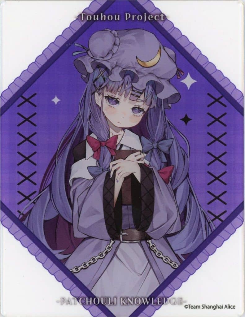 Patchouli Knowledge Acrylic Card - Touhou Project × BOOKOFF Collab Vol.4 'Yamikawaii' Art (A3, Pre-owned)
