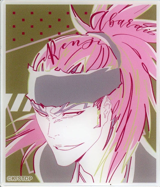 Renji Abarai Acrylic Trading Lette-Graph Card - Bleach: Thousand-Year Blood War - ARMA BIANCA - Approx. 70 x 60 mm (Pre-owned)