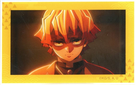 Zenitsu Agatsuma Trading Scene Acrylic Card - Demon Slayer: Kimetsu no Yaiba (ARMA BIANCA, Approx. 80 x 50 mm, Pre-owned)