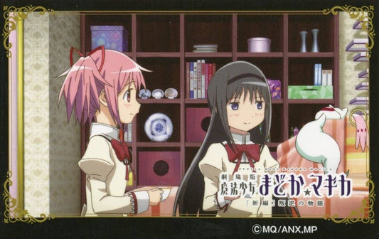 Madoka Kaname & Homura Akemi Photo Card - Puella Magi Madoka Magica - Koshidaka - Approx. 86 x 54 mm (Pre-owned)