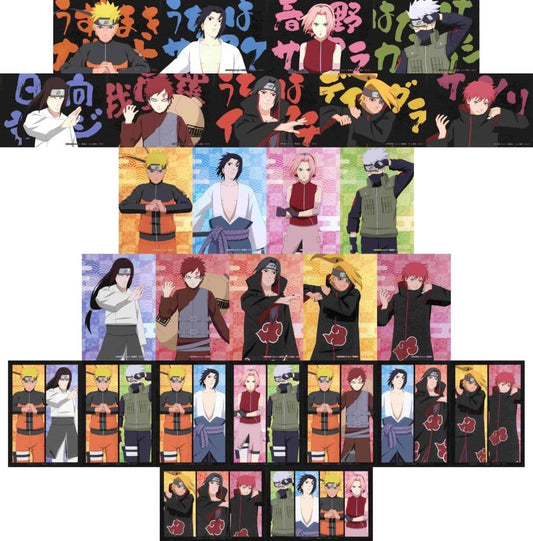 Naruto: Shippuden Pre-Battle Trading Bromide 27-Card Set - Naruto Shippuden