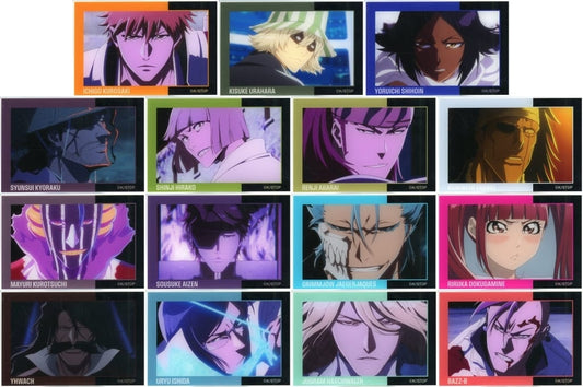 Bleach: Thousand-Year Blood War Trading Scene Acrylic Card Vol.2 - Complete 15-Card Set (ARMA BIANCA, Pre-owned)
