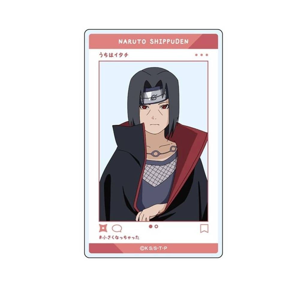 Itachi Uchiha Acrylic Illustration Card Mini Version - Naruto Shippuden - Xebec - Approx. 55 x 91 x 1 mm (Pre-owned)