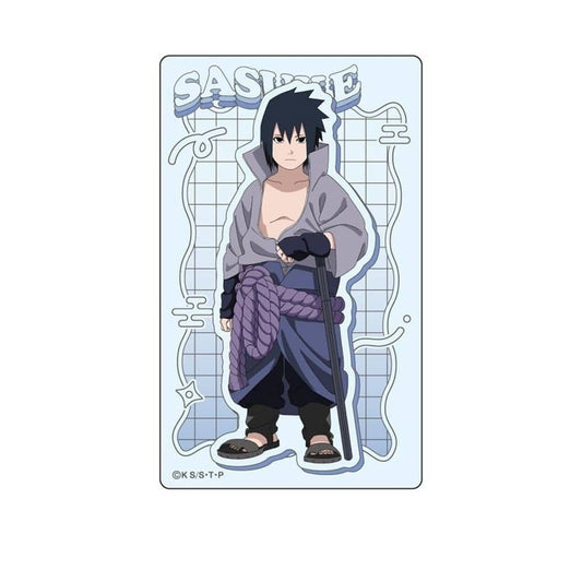 Sasuke Uchiha Acrylic Illustration Card Mini Version - Naruto Shippuden - Xebec - Approx. 55 x 91 x 1 mm (Pre-owned)