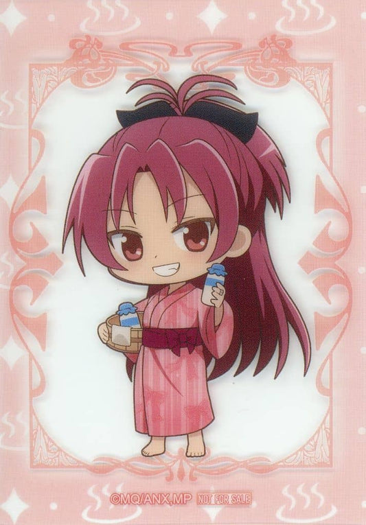 Kyoko Sakura Mini Clear Card - Puella Magi Madoka Magica Theater x RAKU SPA Store-Limited Purchase Bonus (Approx. 90 x 60 mm)