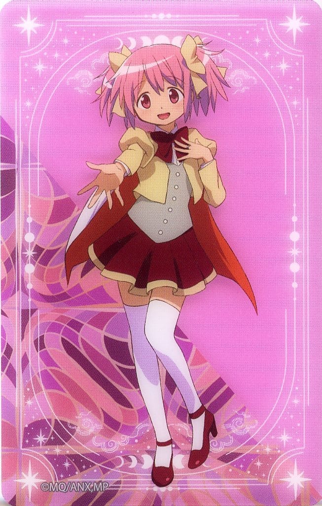 Madoka Kaname Clear Sheet Character Card - Puella Magi Madoka Magica Charapop Store Atre Akihabara Approx. 54 x 85 mm (Pre-owned, Bandai Namco Experience)