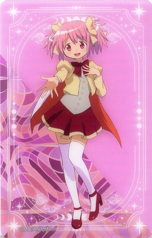 Madoka Kaname Clear Sheet Character Card - Puella Magi Madoka Magica Charapop Store Atre Akihabara Approx. 54 x 85 mm (Pre-owned, Bandai Namco Experience)