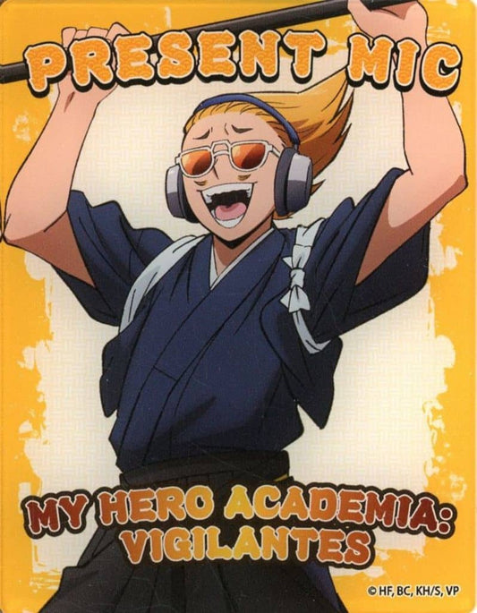 Present Mic Acrylic Card (Calligraphy Ver.) - My Hero Academia: Vigilantes POP UP SHOP - A3 - Approx. 70 x 90 mm