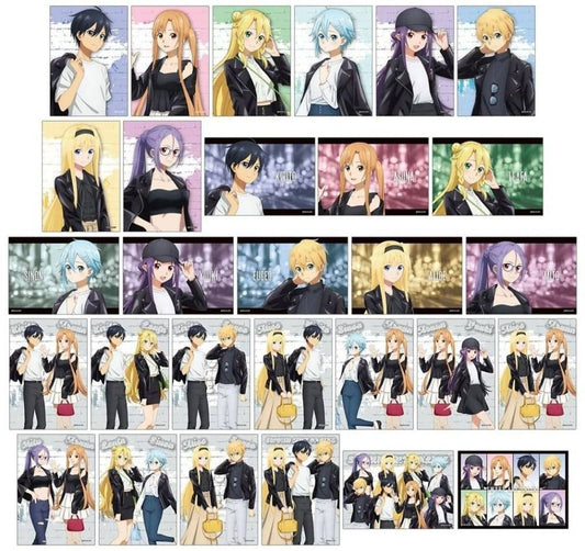 Sword Art Online Trading Bromide Riders Jacket Ver. 29-Type Set
