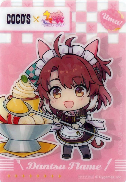 Umamusume Pretty Derby × Cocos Welcome to Cocos! Delicious Food Festival Clear Card Bonus, First Campaign, Approx. 60 x 80 mm, Pre-owned