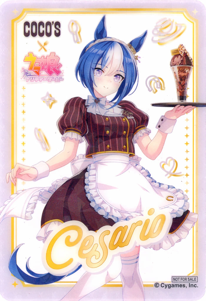 Cesario Full-Body Clear Card Umamusume Pretty Derby x Cocos