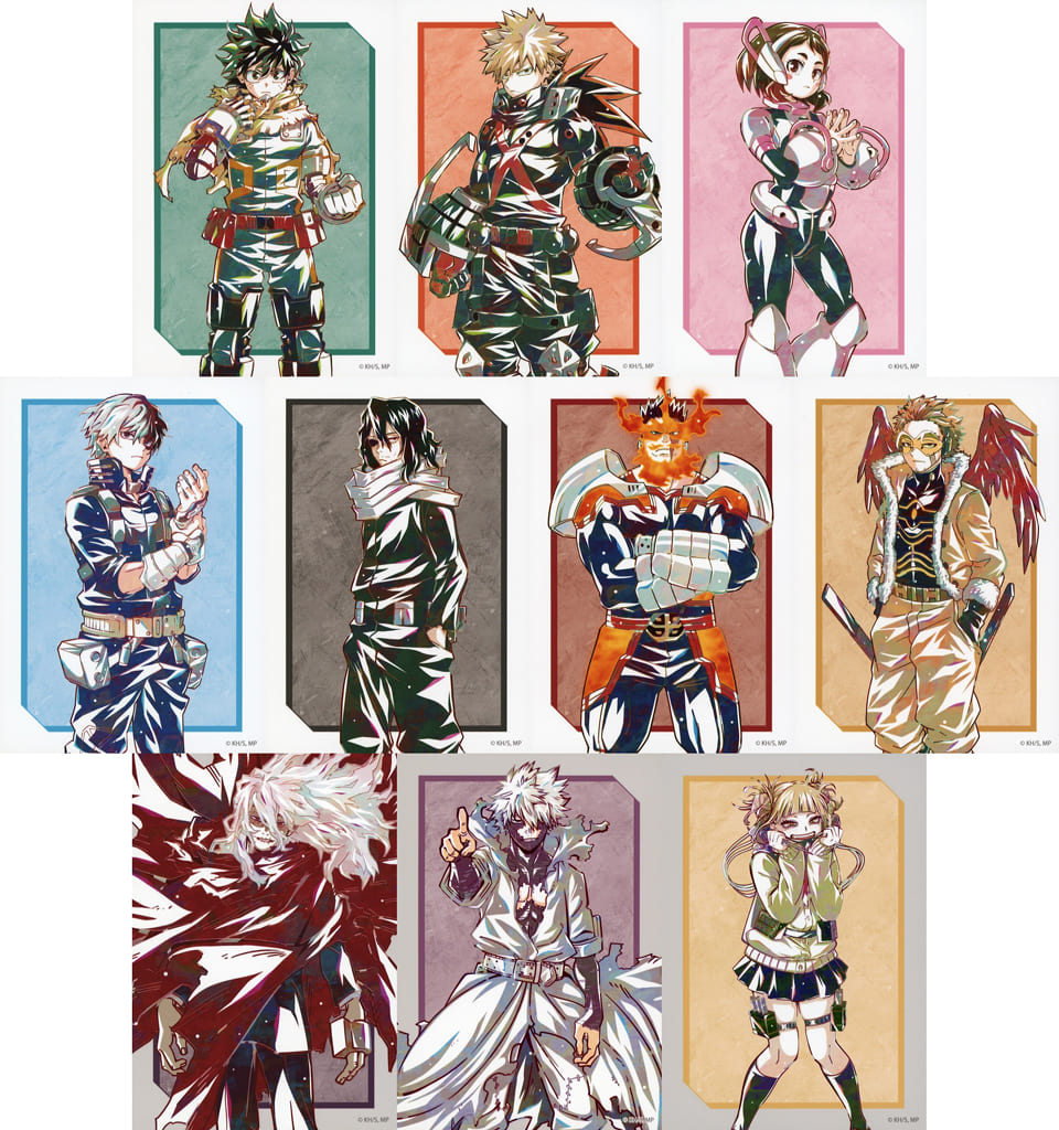 My Hero Academia Ani-Art Trading Bromide Vol. 9 Complete Set