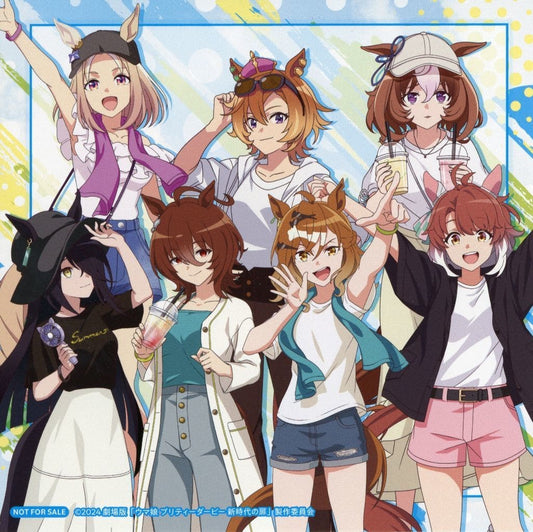 Square Bonus Card Set - Theatrical Umamusume Pretty Derby – Beginning of a New Era POP UP SHOP in Marui (Approx. 12×12 cm) — Used