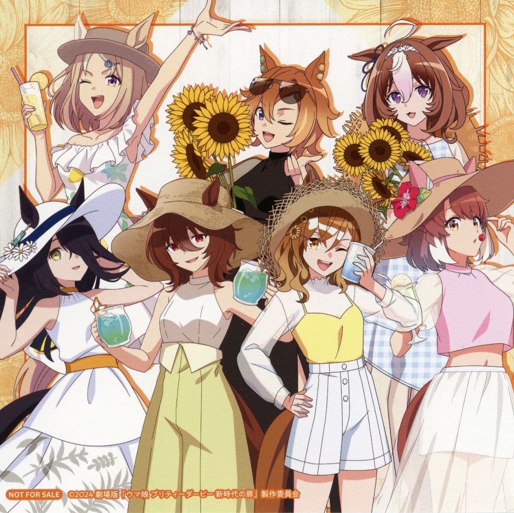 Square Bonus Card Set - Theatrical Umamusume Pretty Derby – Beginning of a New Era POP UP SHOP in Marui (Approx. 12×12 cm) — Used