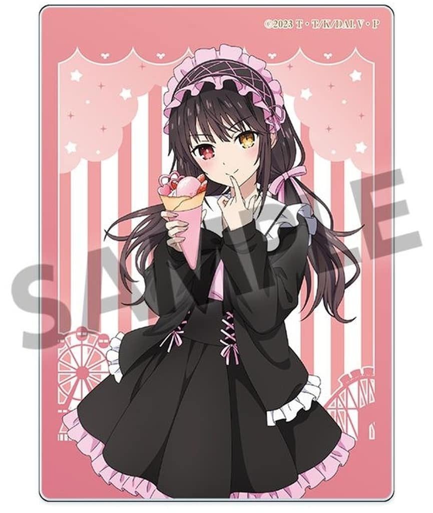 Kurumi Tokisaki Acrylic Card - Date A Live V (Amusement Park Date, Used)