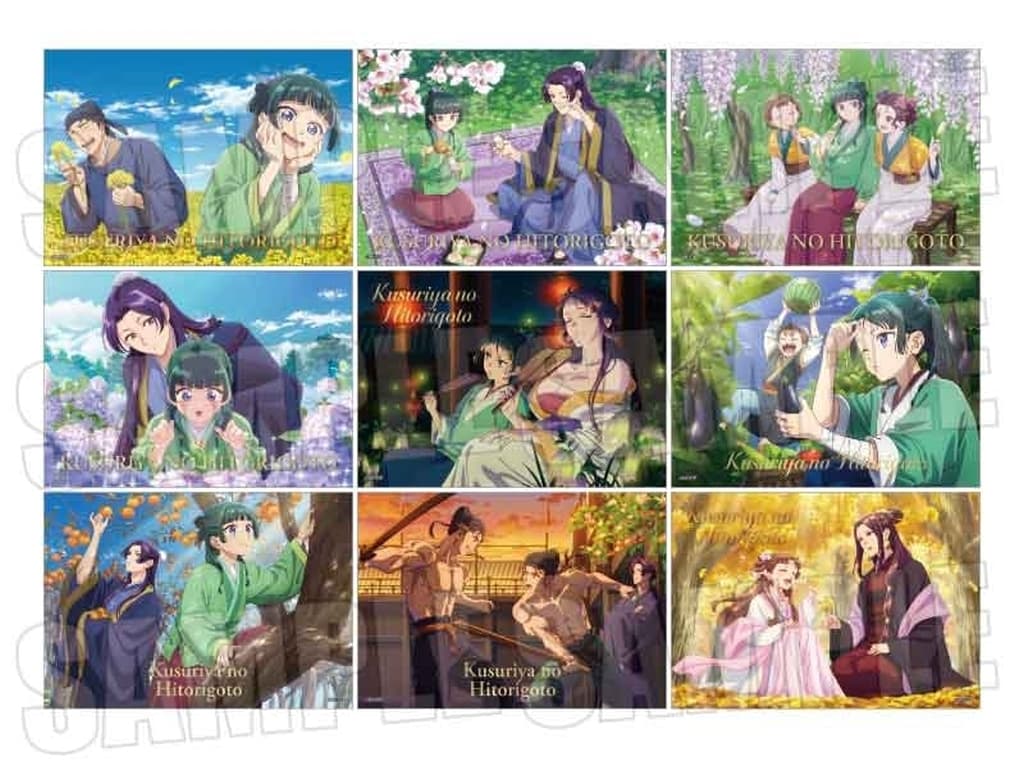 The Apothecary Diaries Trading Foil Bromide Part 2 Complete 9-Type Set